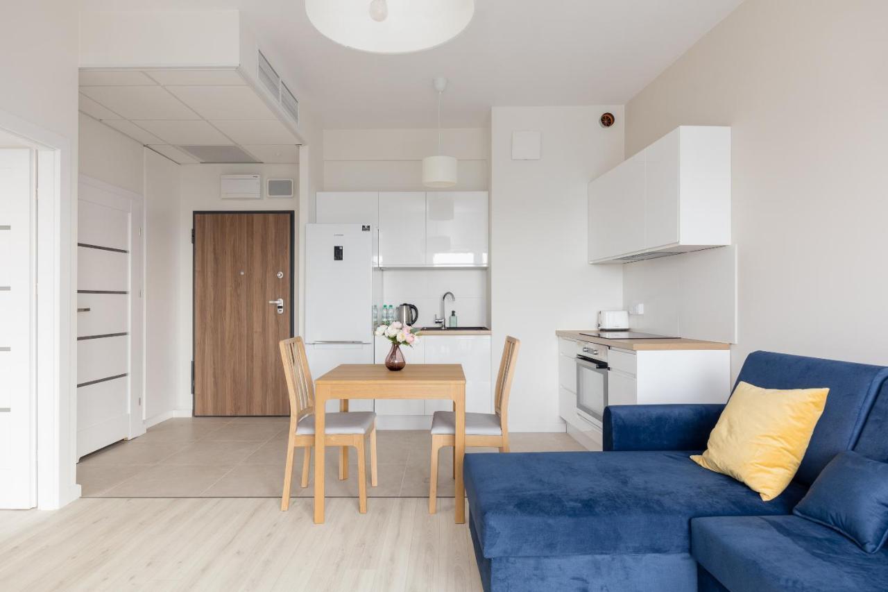 Wola Chic Blue Apartment Warschau Exterior foto