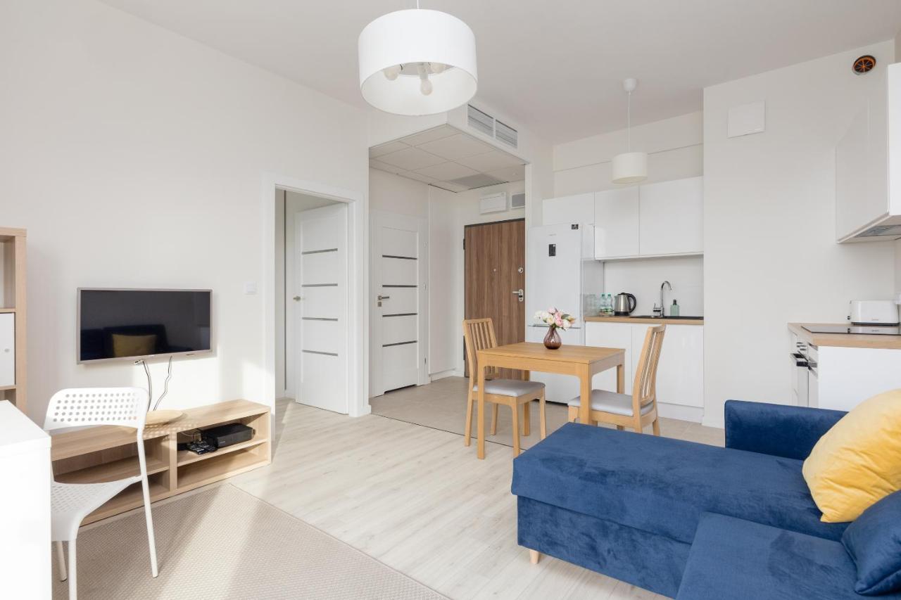 Wola Chic Blue Apartment Warschau Exterior foto